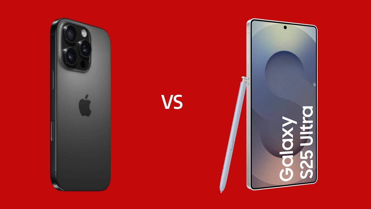 iPhone 16 Pro Max vs S25 Ultra: comparativa